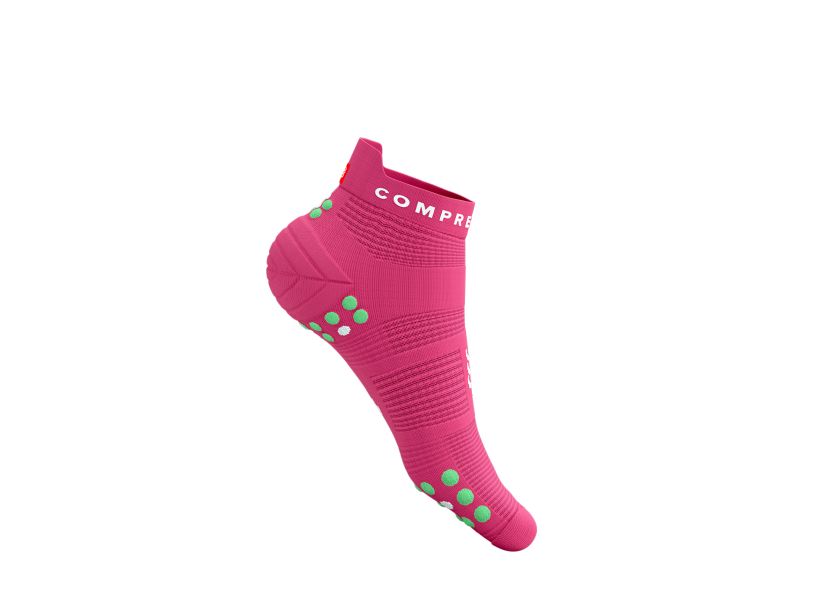 PRO RACING SOCKS V4.0 RUN LOW - HOT PINK